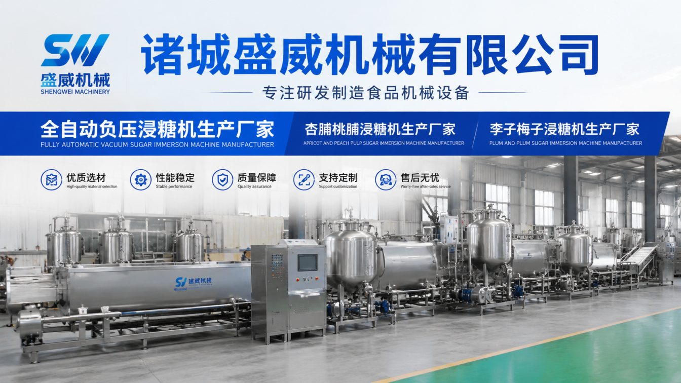 齐齐哈尔为果脯加工提供负压浸糖方案